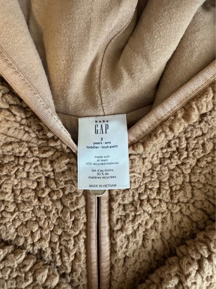 2 Girls Teddy Sherpa Fleece Jackets – $20 for both - photo 2