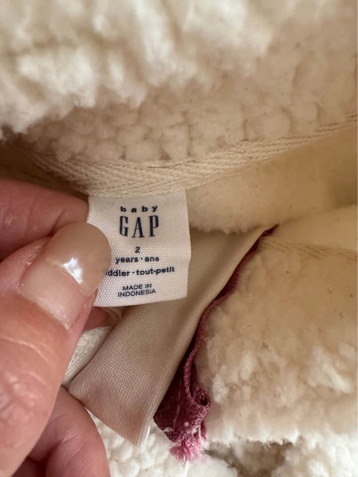 2 Girls Teddy Sherpa Fleece Jackets – $20 for both - photo 3