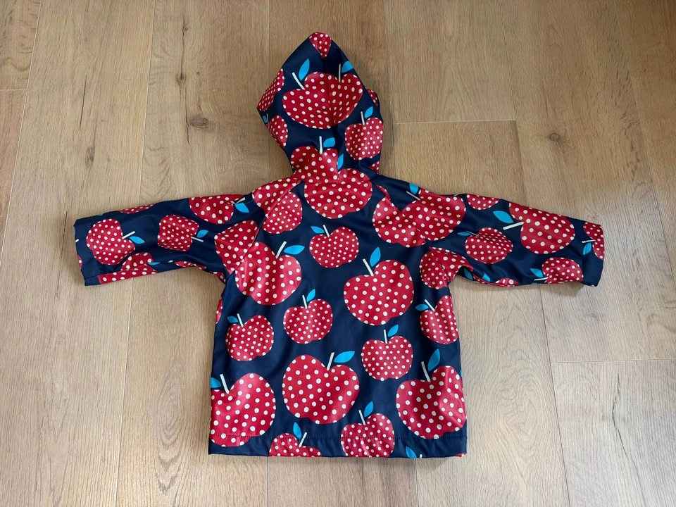 Hatley Baby Apple Print Raincoat Size 12-18 Months - photo 4