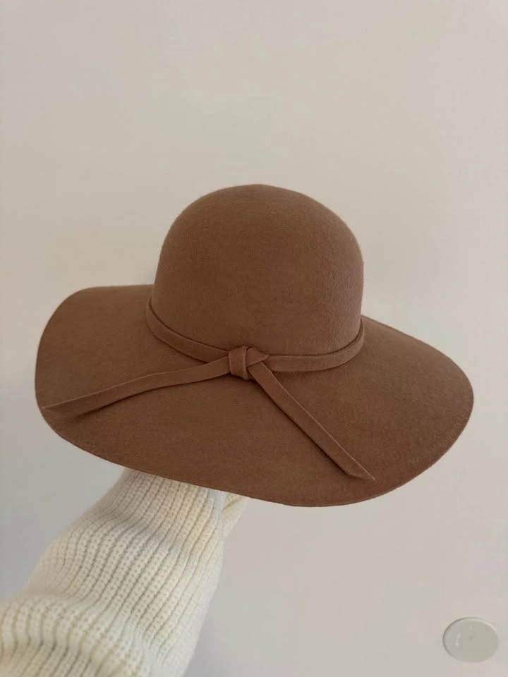 Brown Wide Brim Wool Felt Hat - photo 3