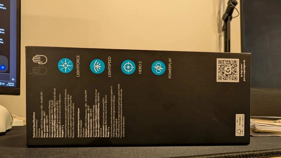 Brand New Open-Box Logitech G PRO X Superlight 2c – Black - photo 5