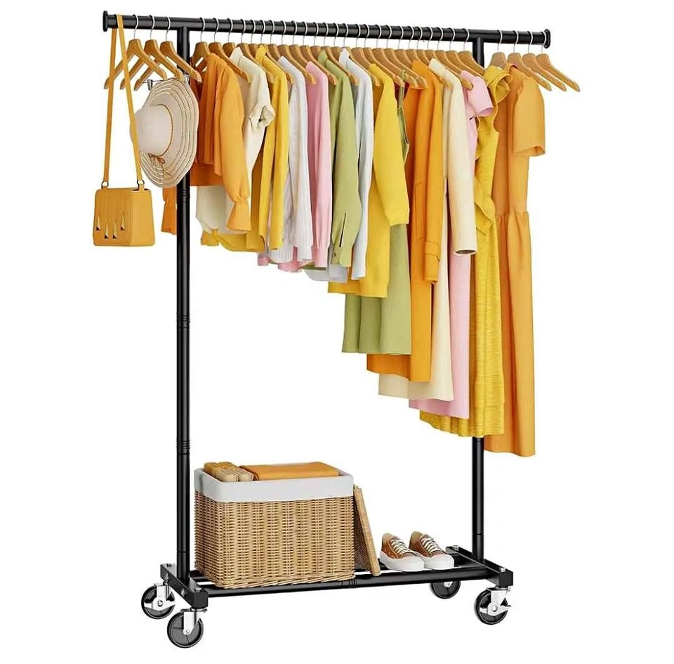 Single Garment rack (black)