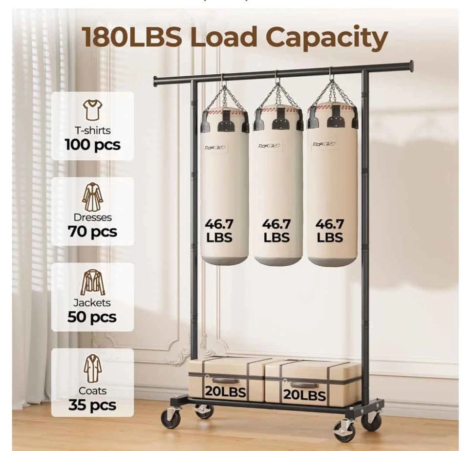 Single Garment rack (black) - photo 4