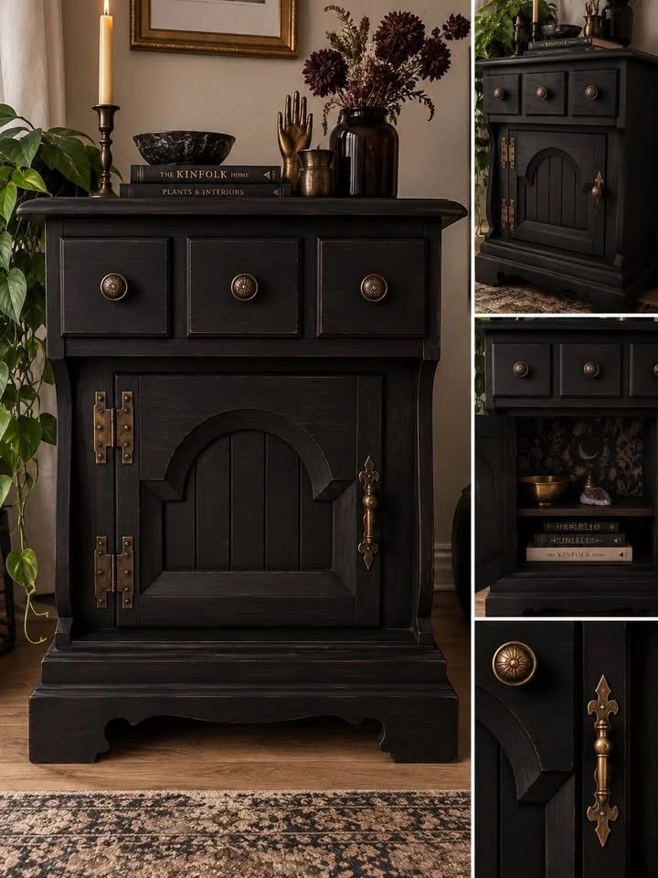 Pair of Refinished Solid Pine Nightstands - photo 2