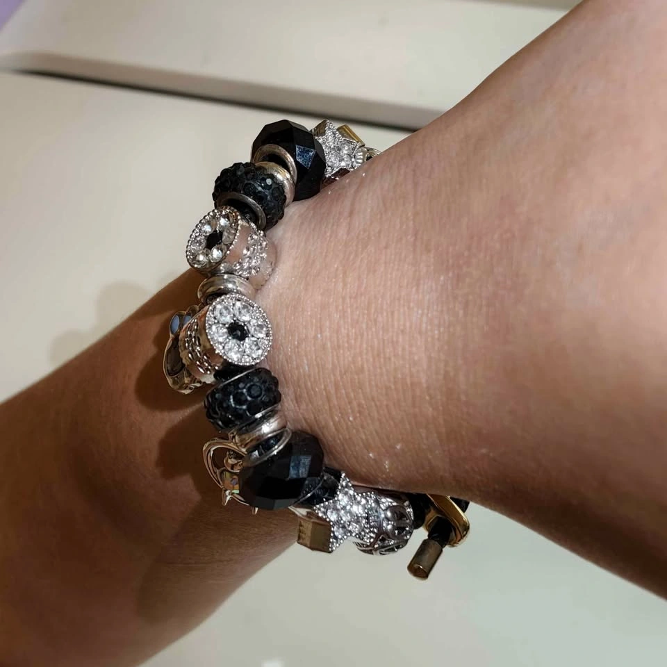 Perfect gift for her! Black Cord Charm Bracelet - photo 2