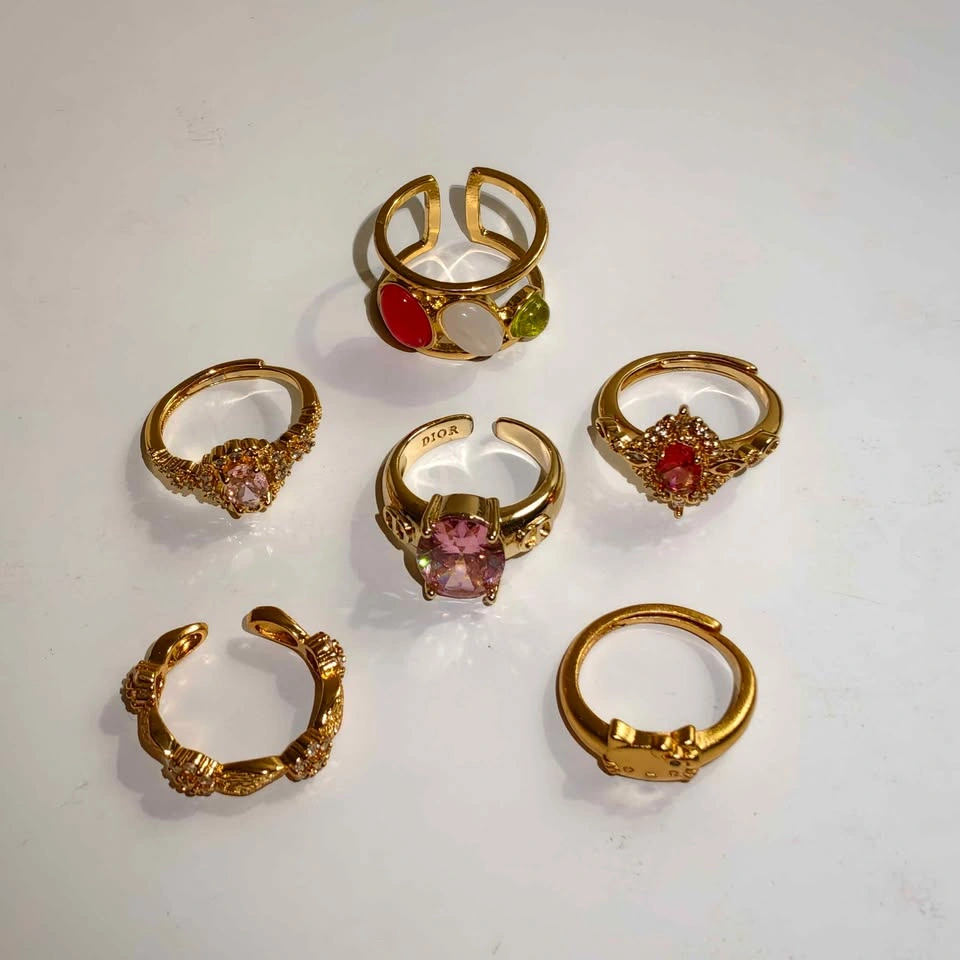 Gold-Plated Copper Ring Set - $7 Each or $35 for All - photo 3