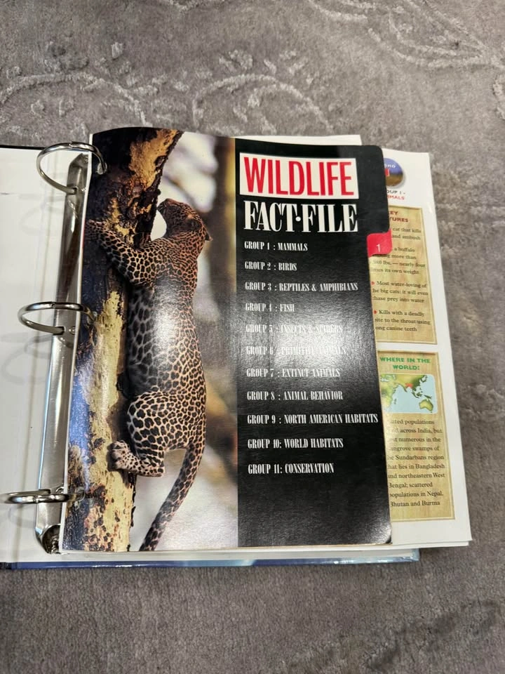 Vintage Wildlife Fact-File Binder Set - photo 3