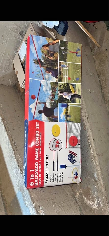 6 in 1 Backyard Game Combo