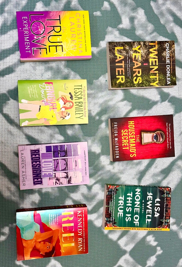 Fiction books for sale starting at $4