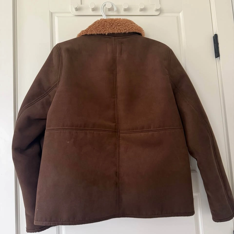 H&M Teddy Fleece Collar Jacket — Size M - photo 2