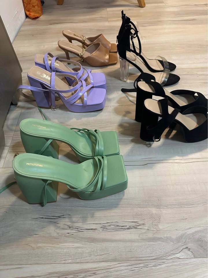 Shein, PrettyLittleThing, and Streetwear Society Heeled Sandals - photo 2