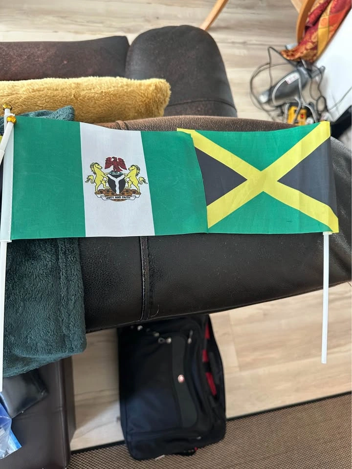 Nigeria and Jamaica Hand-Held Stick Flags - photo 2