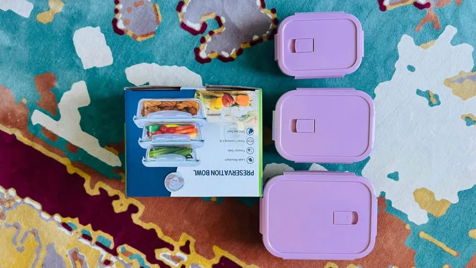 3-Pc Premium Glass Food Storage Set image indicator(3)