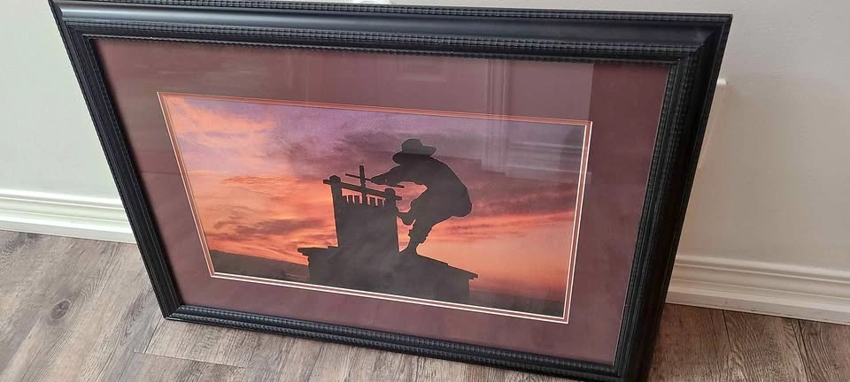 Framed Silhouette Art Print - Unisource Art Gallery