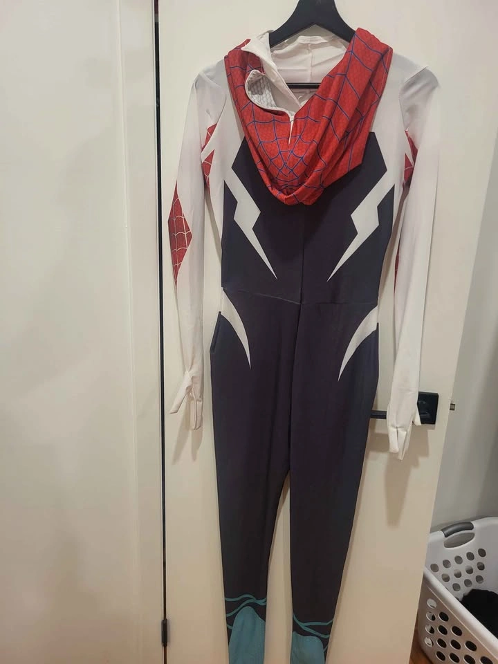 Spider-Gwen Ghost-Spider Cosplay Bodysuit - photo 2