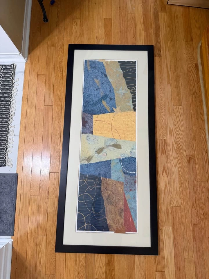 Scott Sandell 'River & Rowing' Framed Abstract Art Print - photo 5