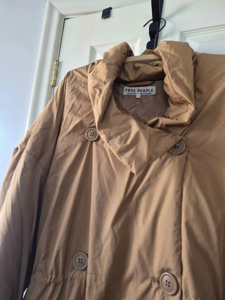 Free People Long Puffer Coat Size XL - photo 2