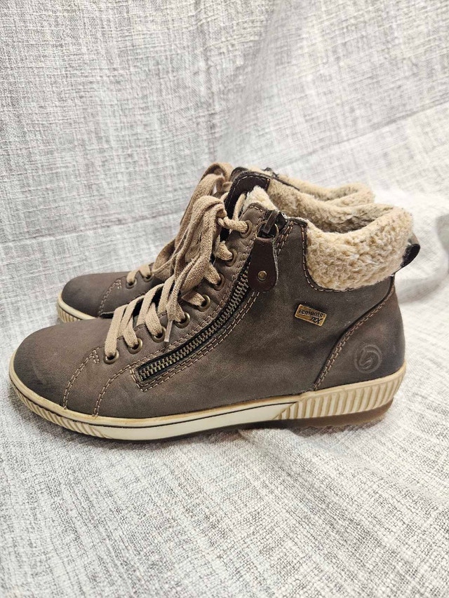 Womens Remonte Grey Lace Up Boot 37 - photo 2