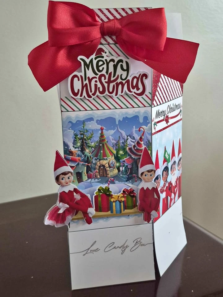 Elf on the Shelf Themed Christmas Candy Boxes 5
