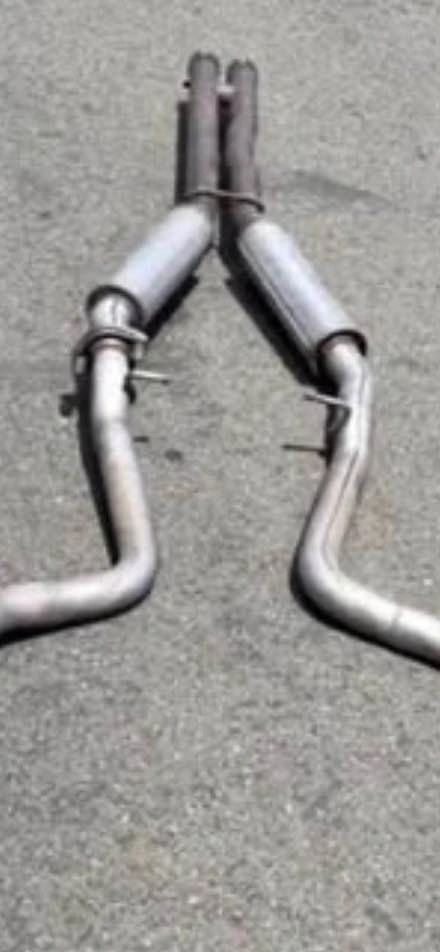 Dodge Challenger muffler resonators exhaust - photo 2