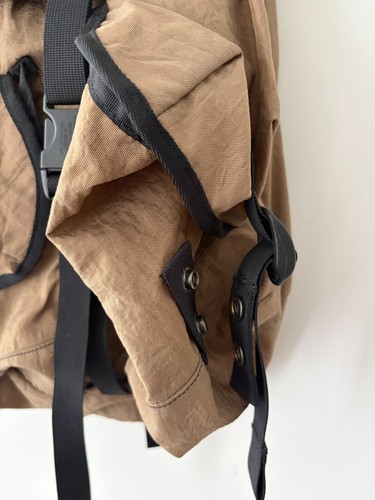 Vintage 90s Nike Parachute Nylon Khaki Backpack - photo 4