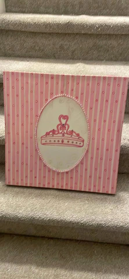18x18” Pink Princess canvas