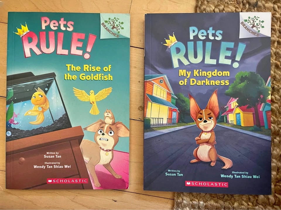 $5 Pets Rule! Scholastic Branches books (2 books)
