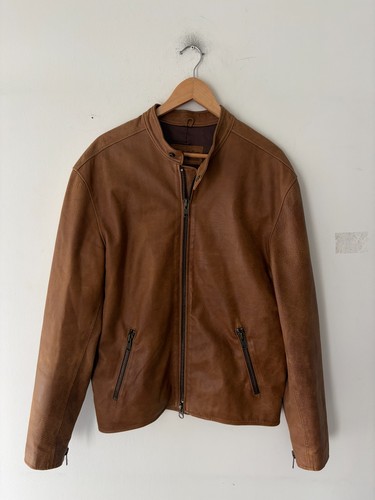 Vintage Roots Canada Leather Moto Jacket Size L - photo 2