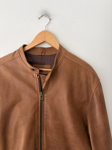 Vintage Roots Canada Leather Moto Jacket Size L - photo 3
