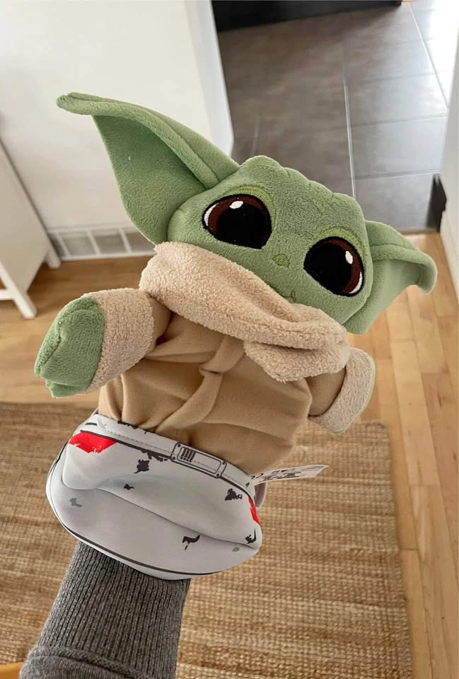 Baby Yoda hand puppet