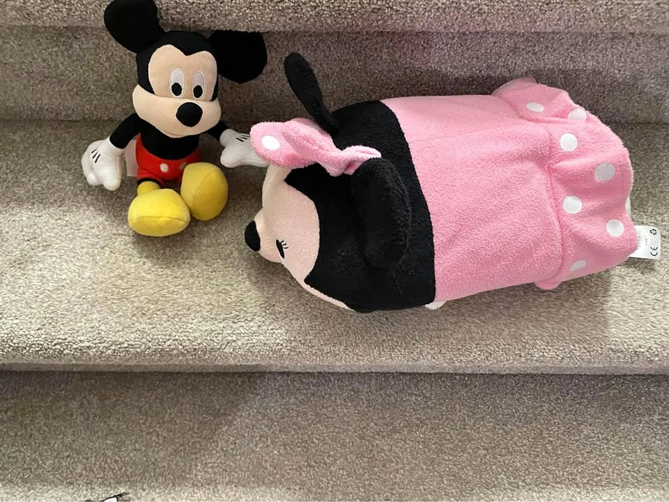 Baby Minnie Mouse stuffie, Mickey Mouse $5 Both