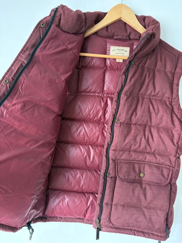Filson Mens Down Puffer Vest Size L - photo 4