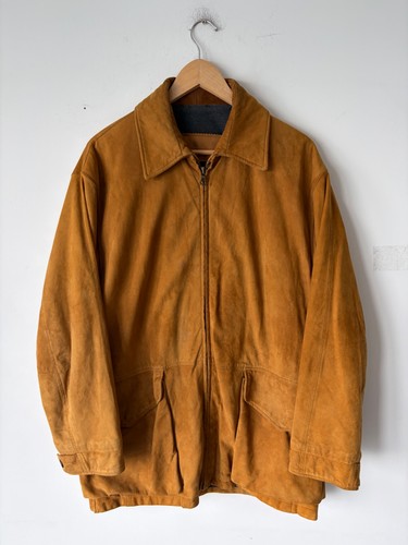 Ermenegildo Zegna Brown Suede Jacket Size 50