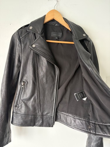 Mackage X Aritzia Women's Lamb Leather Moto Jacket Size XS - photo 4