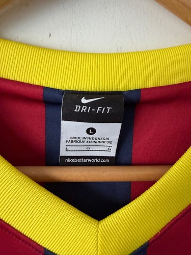 Nike 2013-14 Barcelona Home Soccer Jersey Size L - photo 3