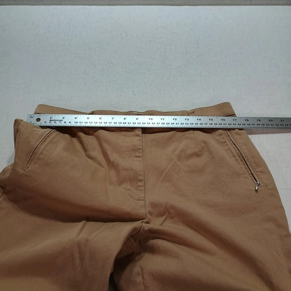 Northern Reflections Tan Casual Pants Stretch Cotton Size 16 - photo 4