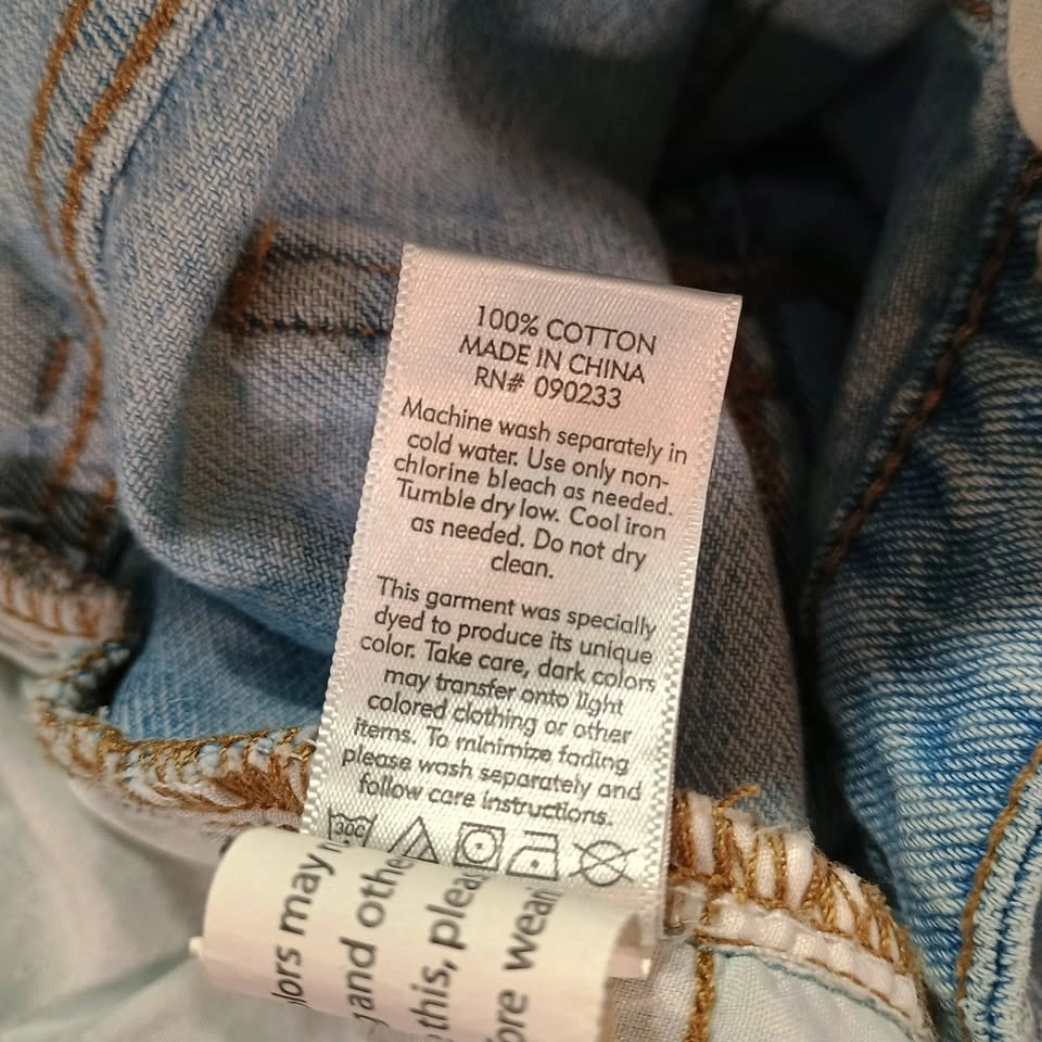 PacSun Mom Jeans Light Wash Denim Distressed High Rise Size 31 - photo 5