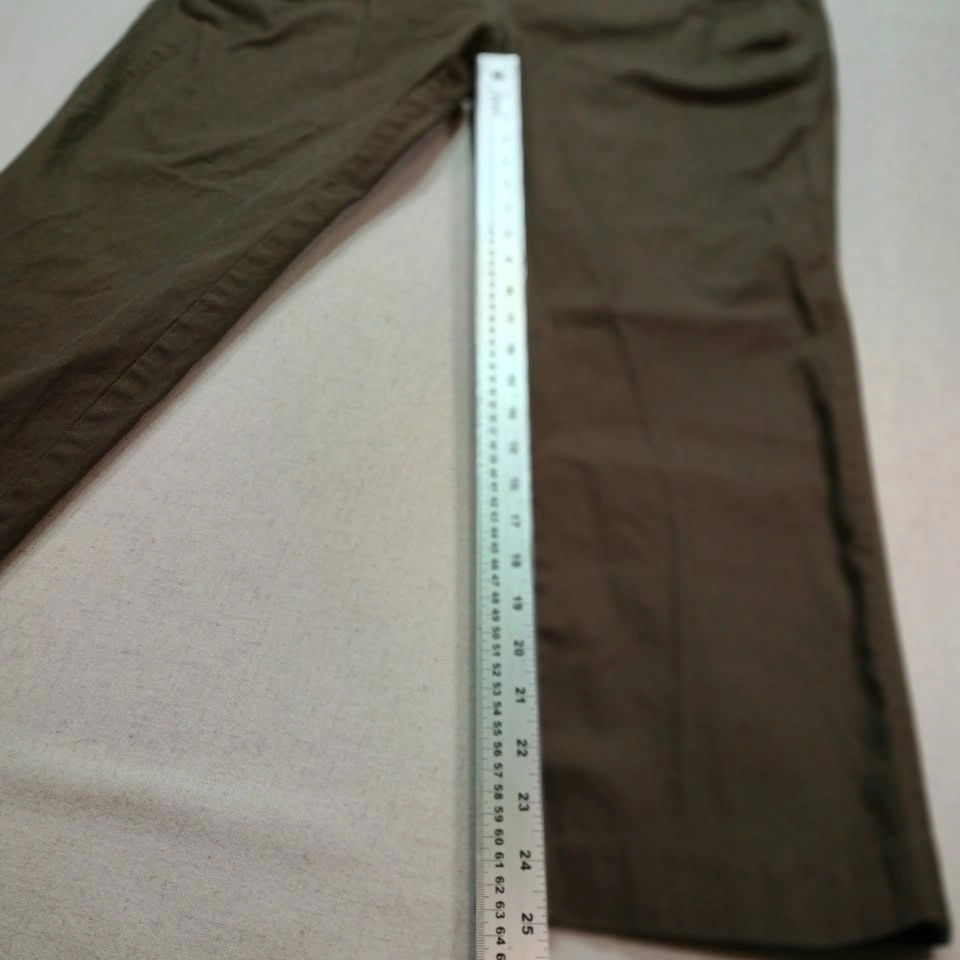 Lord & Taylor Olive Green Stretch Pants Size 16 - photo 3