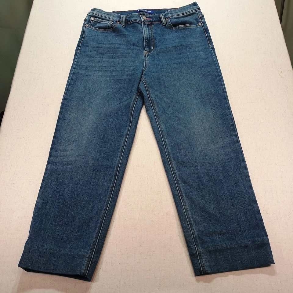 Scotch & Soda Amsterdam Blue Denim, 12 Cropped Wide Leg - photo 2