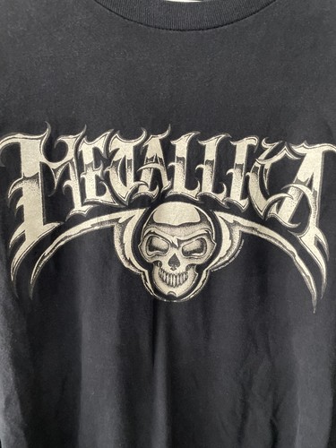 Vintage 2004 Metallica Giant Skull Long Sleeve T-shirt Size XL - photo 3