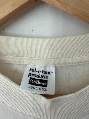 Vintage 90s Rel-e-vant Products Cats All Over Print T-Shirt Size - photo 3