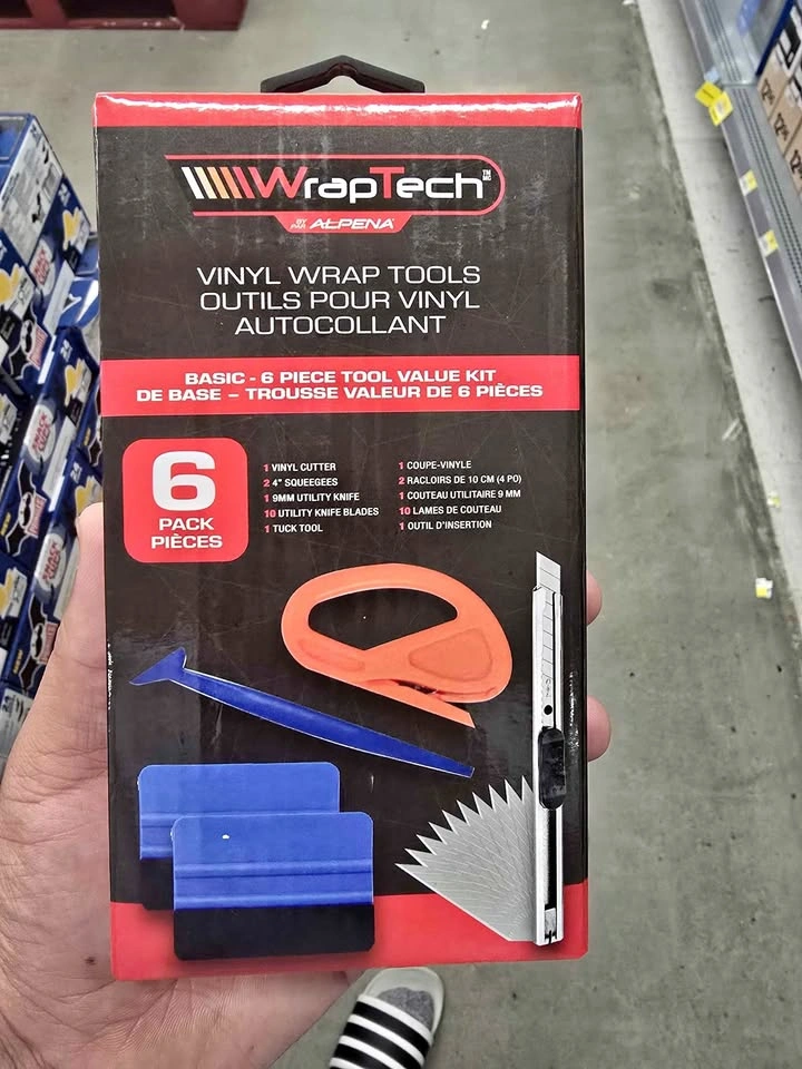 WrapTech by Alpena Vinyl Wrap Tools 6-Piece Kit