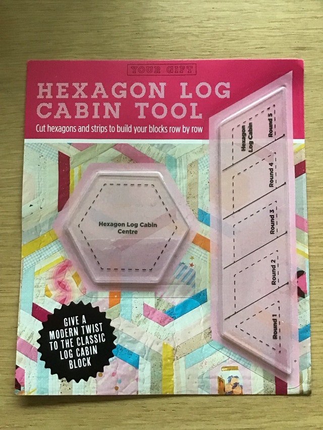 Hexagon Log Cabin Tool for Quilting