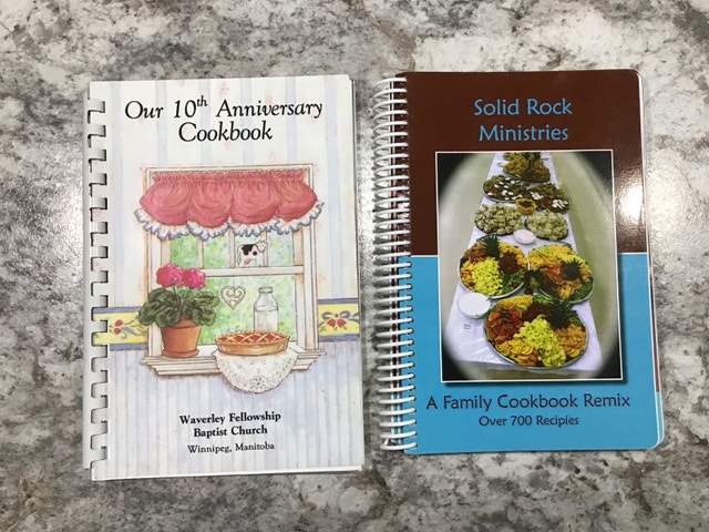 Winnipeg Church Cookbooks