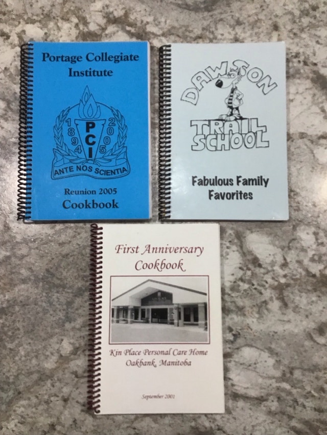 Manitoba School and Care Home Cookbooks