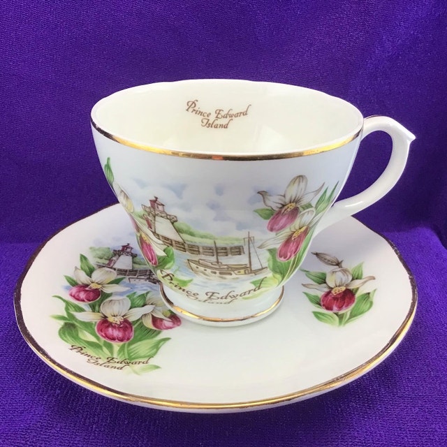 Prince Edward Island teacup and saucer