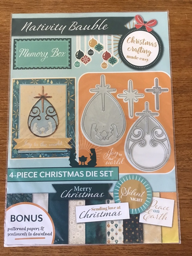Nativity Bauble Christmas Die Set