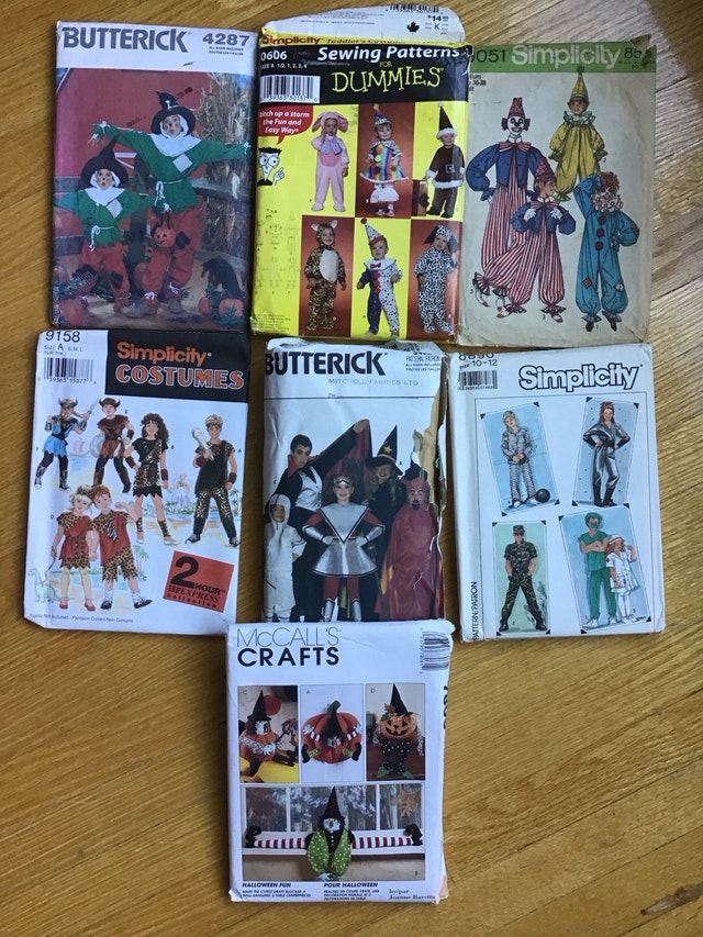 Halloween Sewing Patterns Vintage and Newer