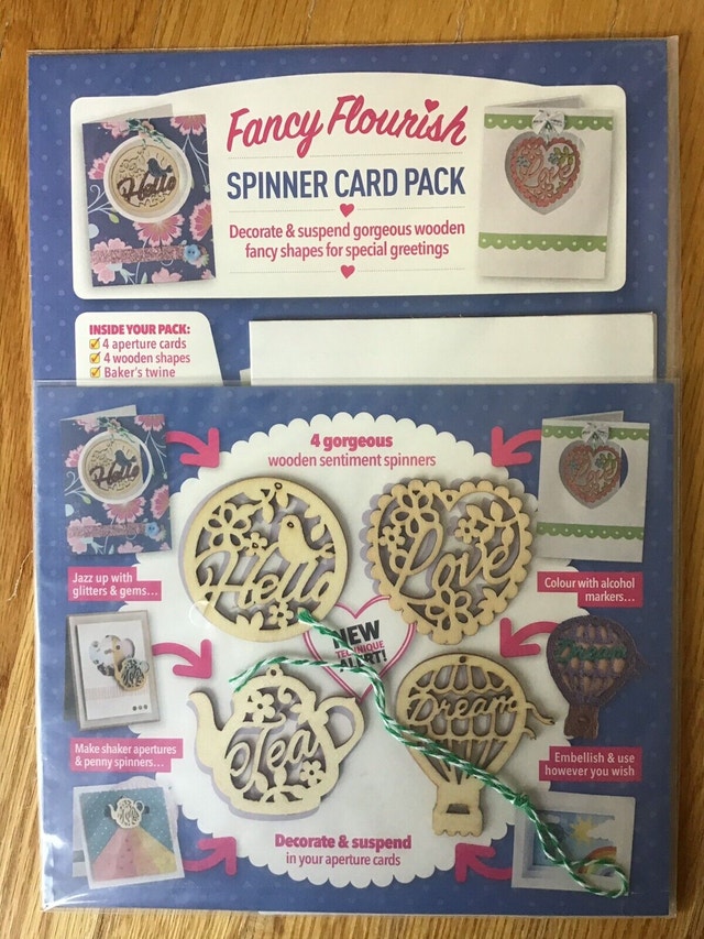 Fancy Flourish spinner card pack