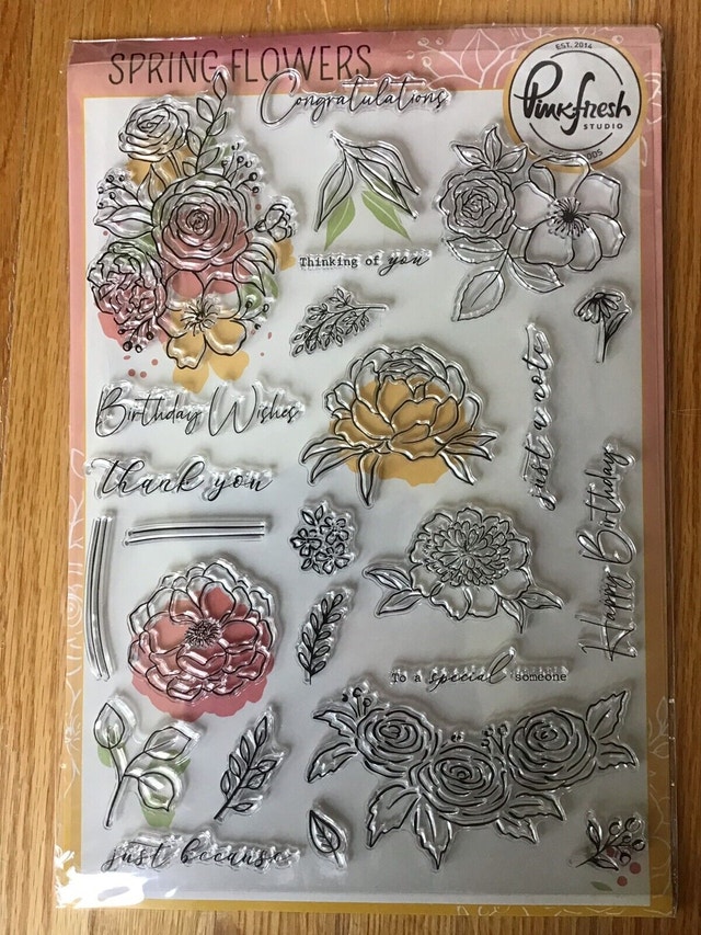 Spring Flowers stamp set